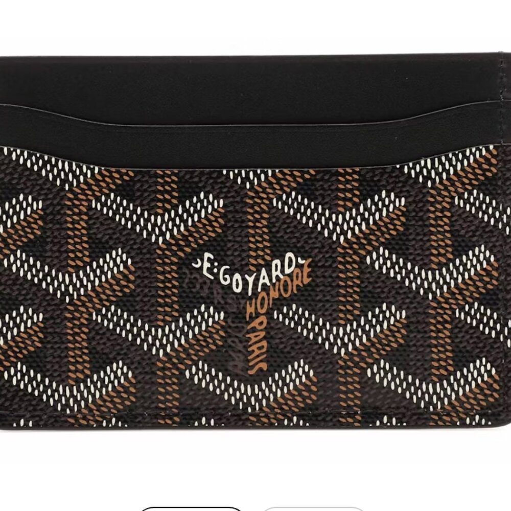 Goyard Black Saint Sulpice Card Holder